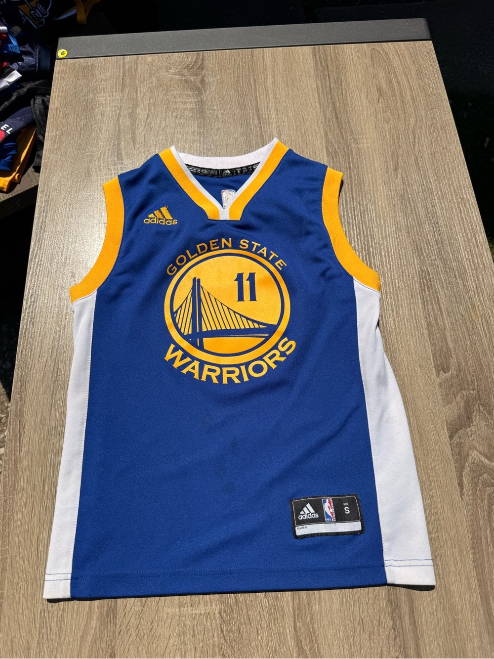 adidas Golden State Warriors Kids Basketball Jersey - Thompson 11